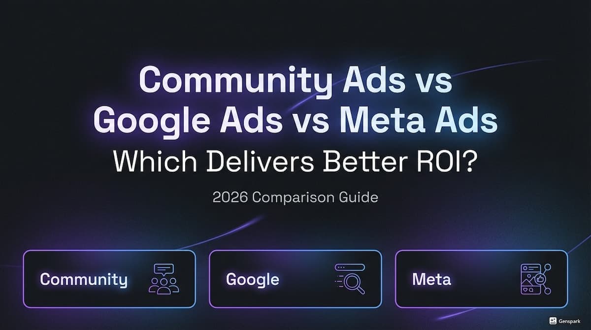Community Ads vs. Google Ads vs. Meta Ads: Which Delivers Better ROI?
